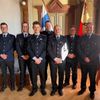 FW Celle: Ortsfeuerwehren Altenhagen und Groß Hehlen nahmen am Traditionstag der Feuerwehr Hämeenlinna in Finnland teil - Sarah und Sven Jacobi ausgezeichnet