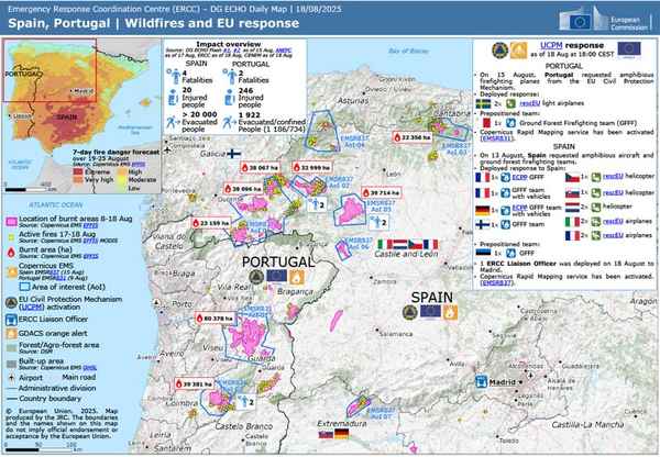 FW-BN: 1. Folgemeldung Feuerwehren aus Bonn, Düsseldorf, Leverkusen, Königswinter und Ratingen auf dem Weg zu Waldbrandeinsatz in Spanien