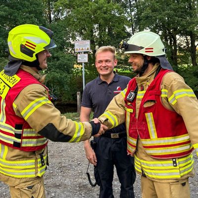 FW-OLL: Die Feuerwehren Sandhatten und Huntlosen treffen sich alle zwei Jahre zum legendären Huntewettkampf