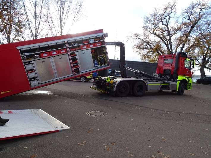 FW Reichenau: Schiff im Motorbereich gesunken, Reichenau-Mittelzell, 24.10.2025