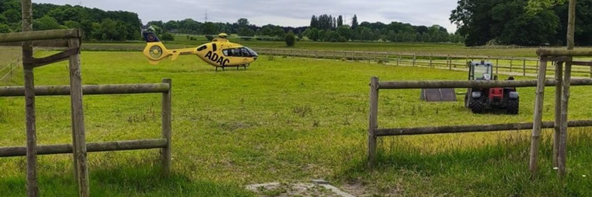 FW-GLA: Schwerer Arbeitsunfall auf landwirtschaftlichem Betrieb - 41-jährige Frau schwer verletzt