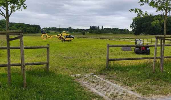 FW-GLA: Schwerer Arbeitsunfall auf landwirtschaftlichem Betrieb - 41-jährige Frau schwer verletzt