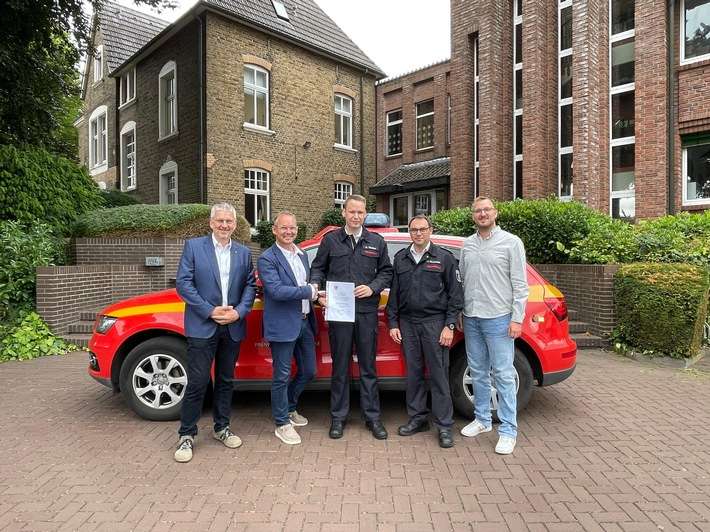 FW Hünxe: Marc Vinschen zum stellvertretenden Leiter der Feuerwehr Hünxe bestellt