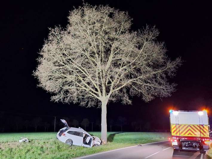 FW Sonsbeck: Verkehrsunfall auf der Balberger Straße