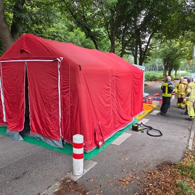FW Datteln: Gefahrstoffeinsatz sorgt für Evakuierungsmaßnahmen