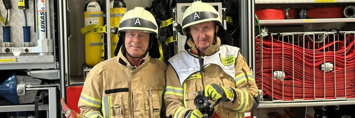 FW-Stormarn: Respekt für Retter: Kult-Komiker Mike Krüger und Radio-/TV-Moderator Hinnerk Baumgarten unterstützen die Kampagne