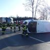 FW Sonsbeck: Verkehrsunfall zwischen Kleintransporter und LKW