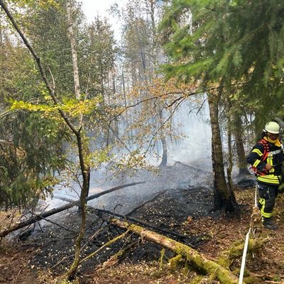 FW Rheingau-Taunus: Erstmeldung: Waldbrand zwischen Bad Schwalbach-Hettenhain und Taunusstein-Seitzenhahn - rund 150 Einsatzkräfte im Einsatz