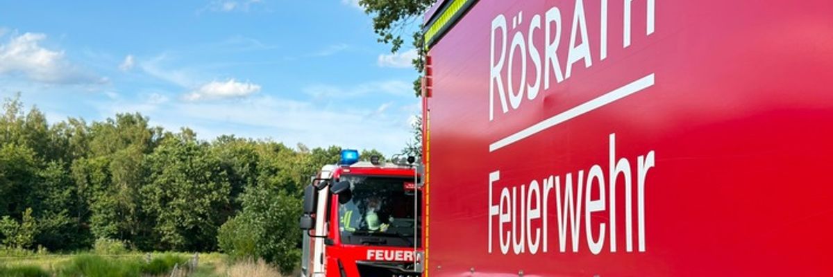 FW Rösrath: Waldbrand in der Wahner Heide - rund 200 Einsatzkräfte vor Ort