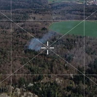 FW Pforzheim: Waldbrand im Bereich Hagenschieß - Eichwald