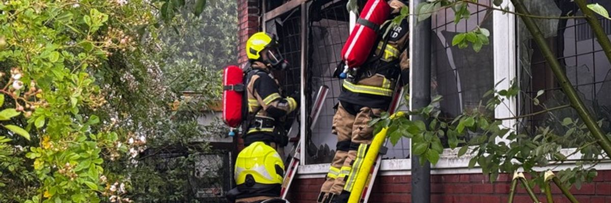 FW-PI: Feuer in leerstehenden Gewerbegebäude