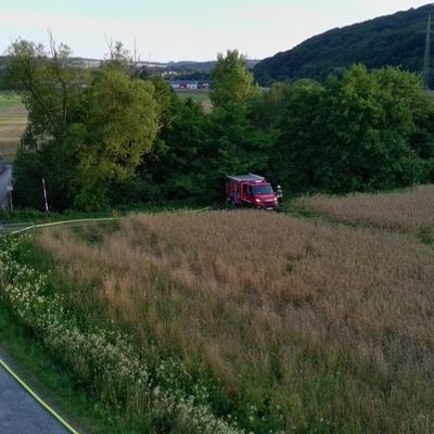 FW-AR: Interkommunale Waldbrandübung der Feuerwehren Ense und Arnsberg