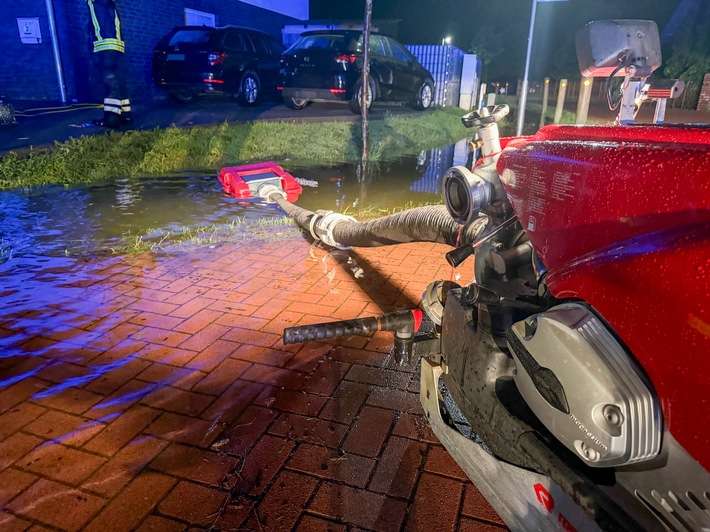 FW Flotwedel: Unwetterfront sorgt für mehrere Einsätze der Feuerwehren im Flotwedel