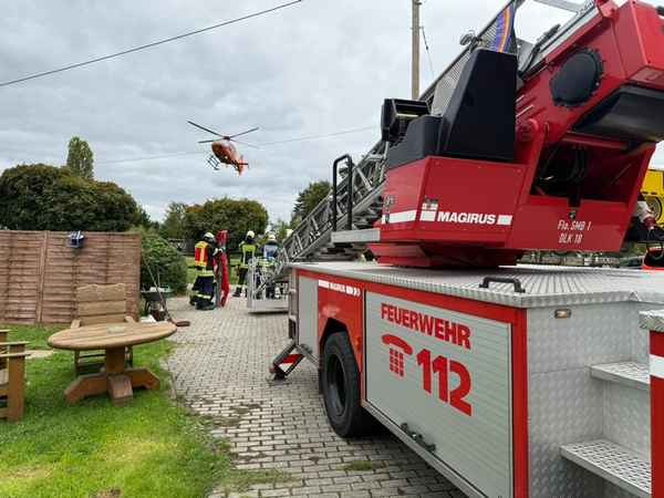 FW-Schermbeck: Zeitkritische Unterstützung Rettungsdienst und RTH