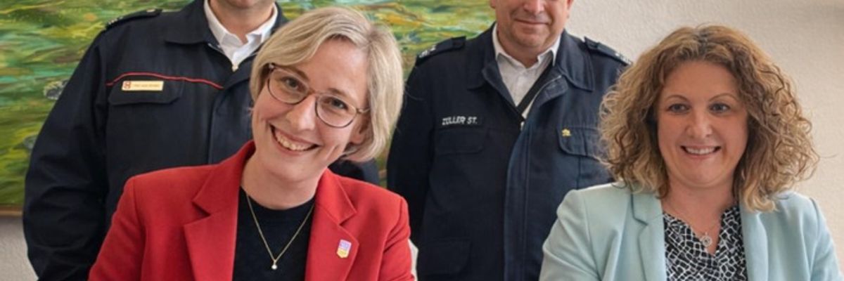 FW Speyer: Vereinbarung zur Nutzung der Feuerwehreinsatzzentralen im Redundanzfall zwischen der Verbandsgemeinde Römerberg-Dudenhofen und der Stadt Speyer