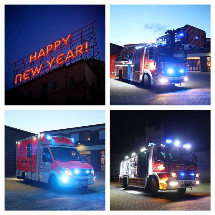FW-MG: Einsatzbilanz der Feuerwehr zu Silvester 2025/2026