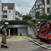 FW Stuttgart: Brennender PKW in Tiefgarage