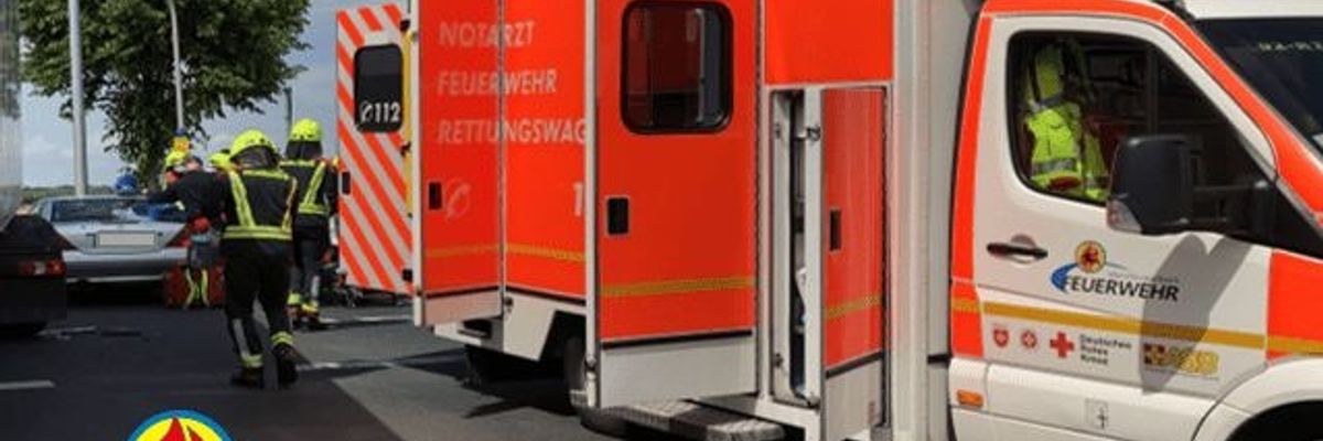 FW-MG: Rettungshubschrauber nach Fahrradunfall im Einsatz
