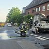 FFW Schwalmtal: Pkw-Brand in Amern - Fahrer bleibt unverletzt