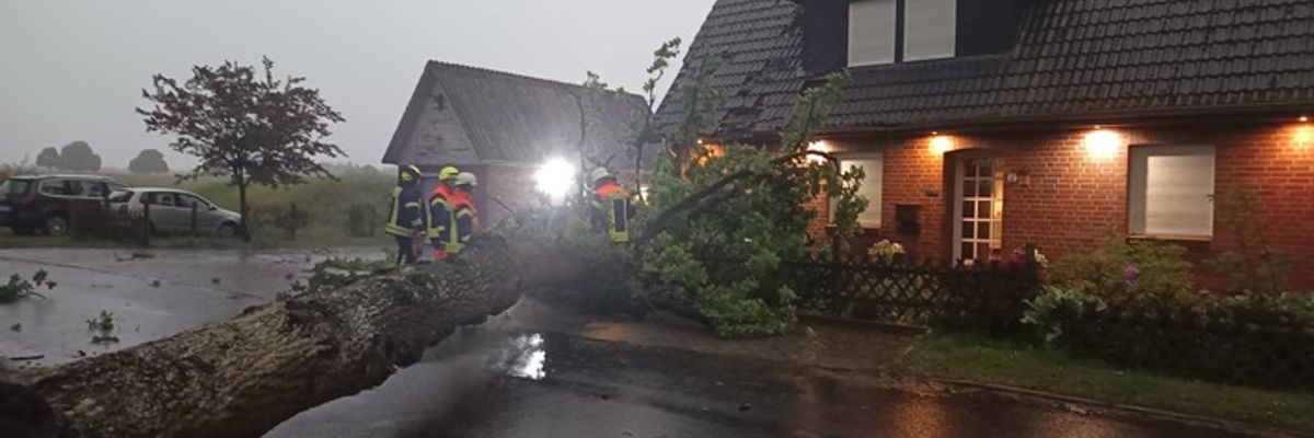 FW-ROW: Neun wetterbedingte Einsätze für die Feuerwehren der Samtgemeinde Bothel