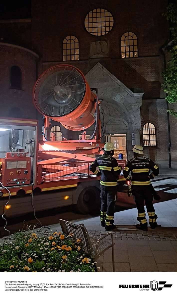 FW-M: Wochenendrückblick der Feuerwehr München für den 22. Mai bis 25. Mai 2026