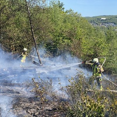 FW-MK: Waldbrand auf der Rauhen Hardt