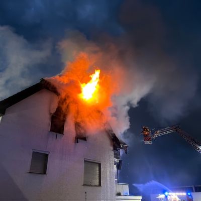 FW Stockach: Gebäudebrand