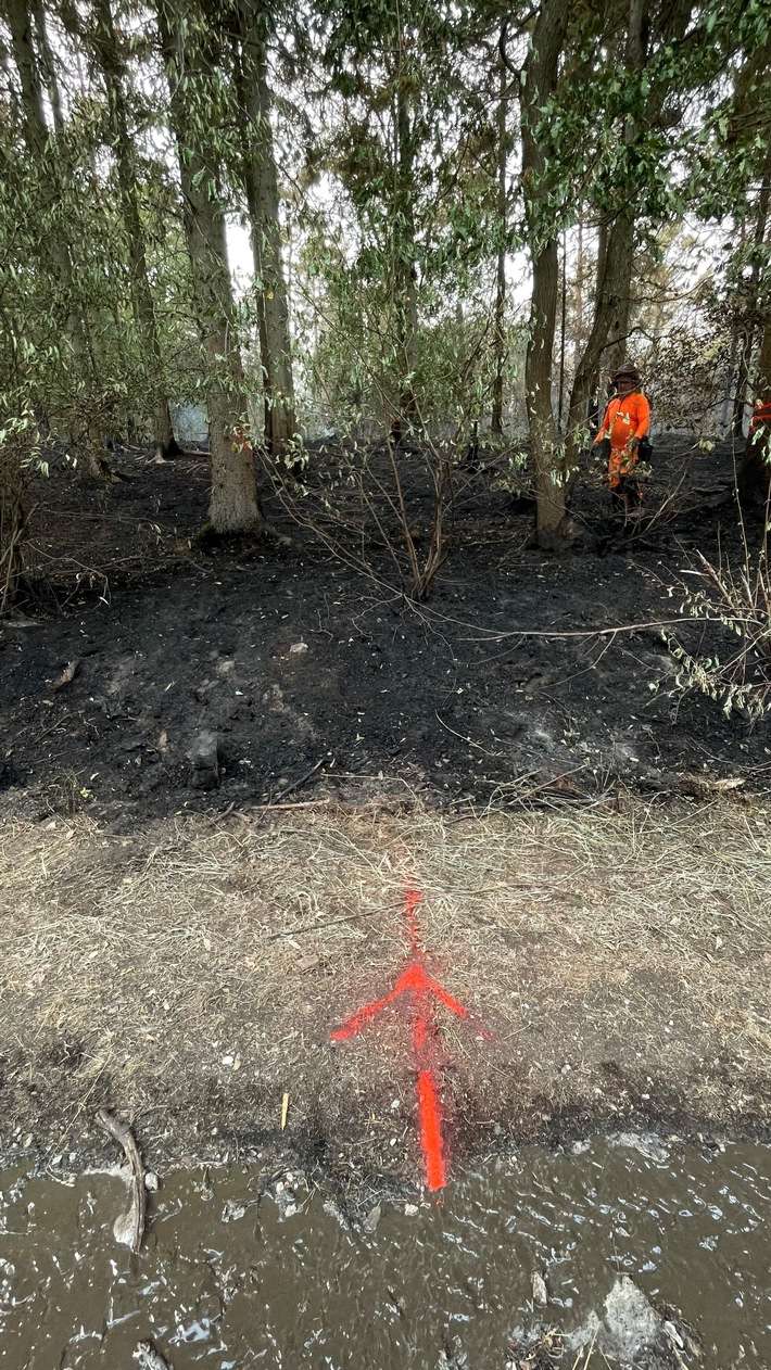 FW-SG: Einsatzerfolg beim Rekord-Waldbrand: Bergische Kräfte drängen Flammen zurück - Enorme Welle der Hilfsbereitschaft aus der Bevölkerung