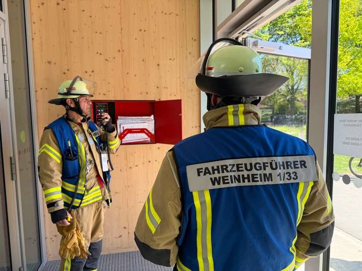 FW Weinheim: Brandmeldealarm und Kleineinsätze im Weinheimer Stadtgebiet