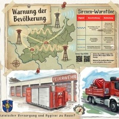 GefahrenabwehrLM-WEL: Vom Notgepäck bis zum Spezialfahrzeug: Bevölkerungsschutz zum Anfassen