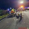 FW-RE: Verkehrsunfall mit drei Verletzten - Schwerlasttransport beteiligt