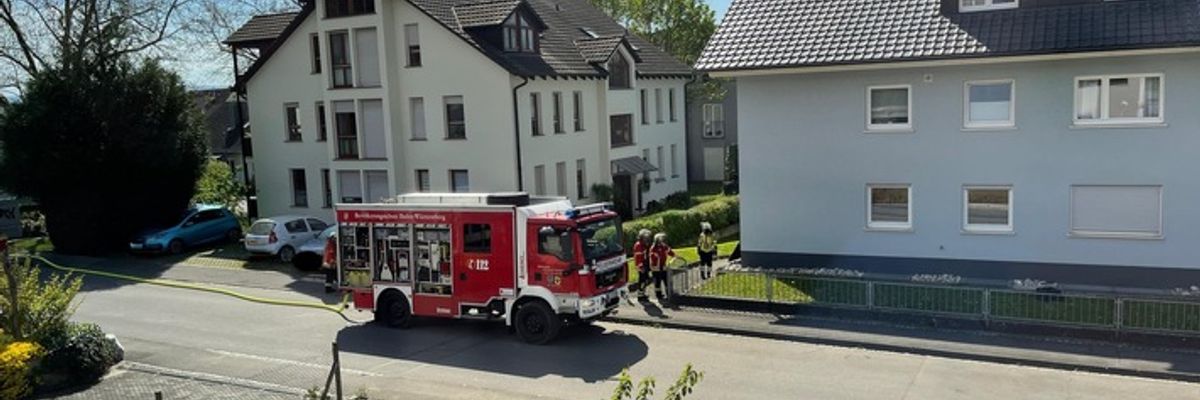 Feuerwehr Weil: Garagenbrand im Ortsteil Haltingen