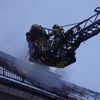 FW Dresden: Dachstuhlbrand in leerstehenden Gebäude