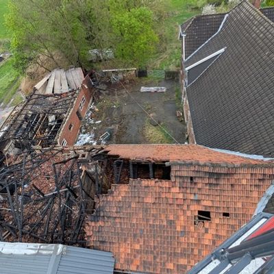 FW-WRN: Scheunenbrand in Werne-Schmintrup
