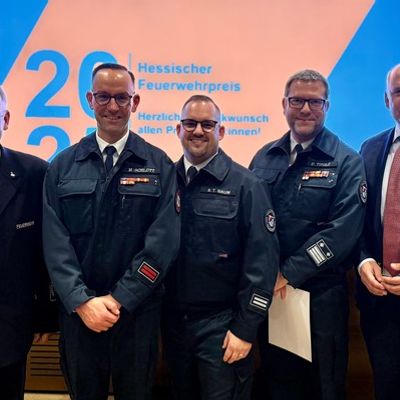 Feuerwehr MTK: Hattersheimer Kampagne "Bist Du bereit für den Notfall?" erhält den Hessischen Feuerwehrpreis 2025