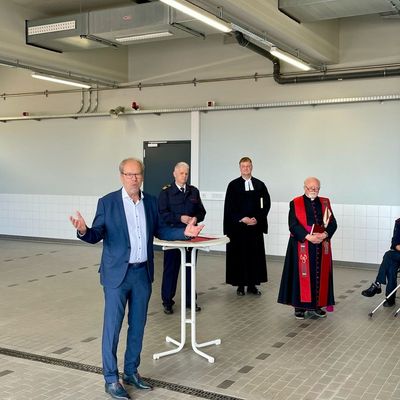 FW Bergheim: Erweiterung der Feuer- und Rettungswache Bergheim erfolgreich abgeschlossen Investition in die Zukunft der Feuerwehr