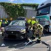 FW Kamen: Verkehrsunfall auf der A2 - Feuerwehr befreit eingeschlossene Person