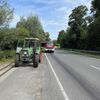 FW-Schermbeck: Traktor verliert Hydrauliköl - Ölspur