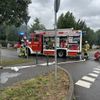 FW Weinheim: Brennender PKW in der Röntgenstraße und ausgelöste Brandmeldeanlage am Vormittag