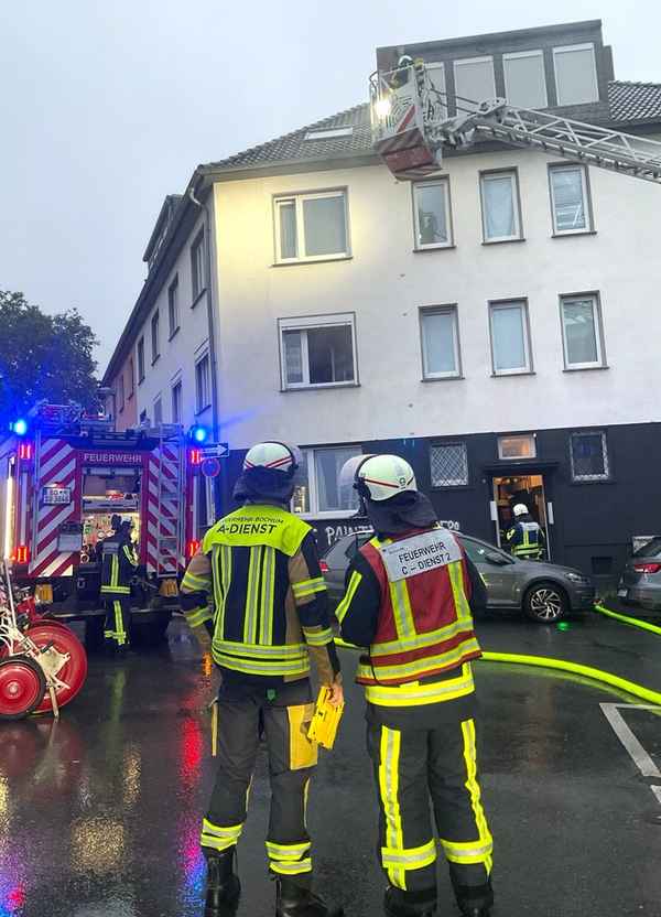 FW-BO: Wohnungsbrand in der Bochumer Innenstadt - Zwei verletzte Personen