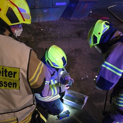 FW Dörentrup: Brand im Industriegebiet Dörentrup-Humfeld - Feuerwehr erneut im Großeinsatz