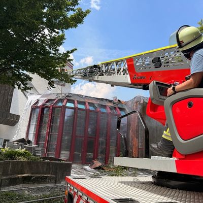 FW LK Esslingen: Abschließende Pressemitteilung: Brand in der Filderhalle: Feuerwehr im Großeinsatz (Stand 23.06.2026, 21:30 Uhr)