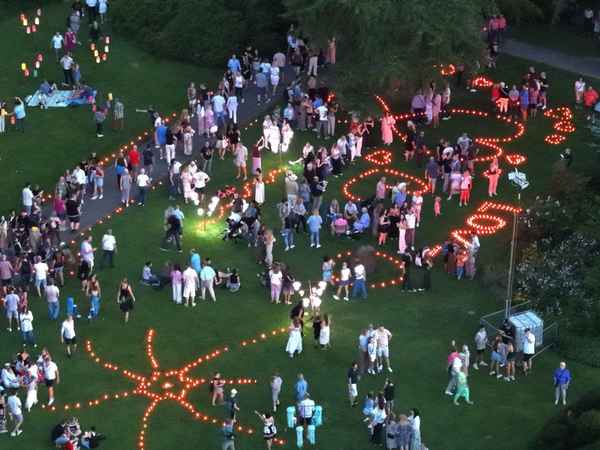 FW Weinheim: Weinheimer Feuerwehr im Einsatz bei der Nacht der 1000 Lichter