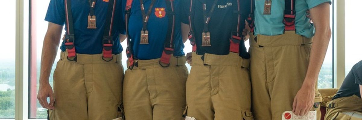 FW-KLE: 600 Stufen beim Firefighter Stair Climb in Almere