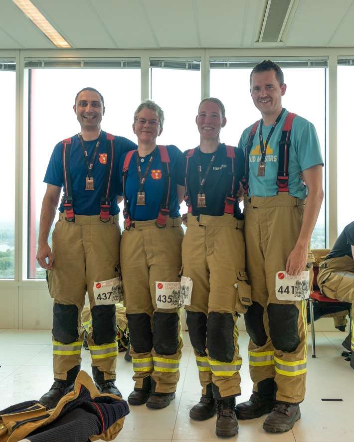 FW-KLE: 600 Stufen beim Firefighter Stair Climb in Almere