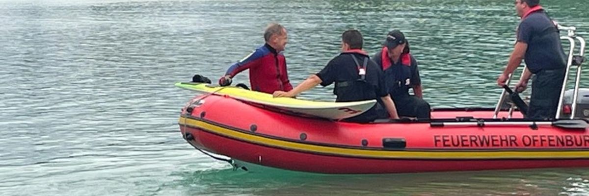 FW-OG: VORANKÜNDIGUNG: Wasserrettung - Stresstest für das optimierte Notfallsystem. Feuerwehren üben Wassernotfall am Schutterwälder Baggersee