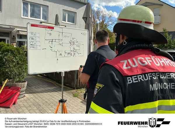 FW-M: Kellerbrand fordert zwei Verletzte (Trudering)