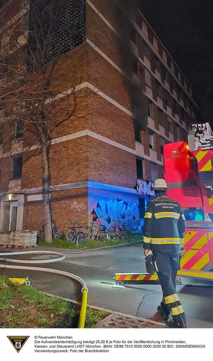 FW-M: Wochenendrückblick der Feuerwehr München für den 13. bis 15. März 2026