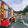 FW-DT: Gefahrstoffaustritt auf der Lemgoer Straße / Kreuzung B66