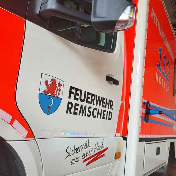 FW-RS: Erhöhtes Einsatzaufkommen für die Feuerwehr und den Rettungsdienst Remscheid